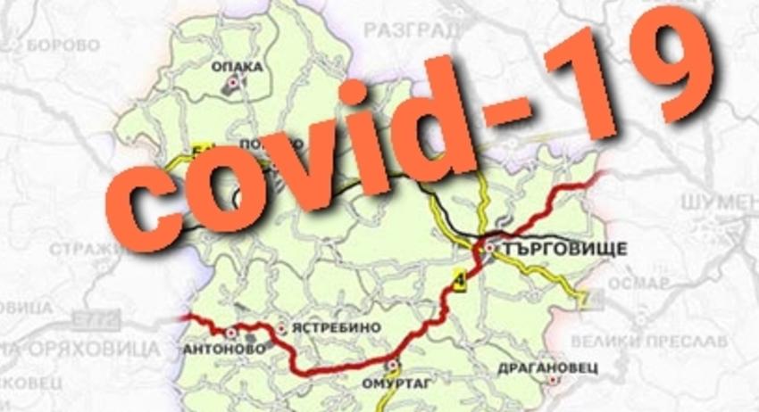 Потвърдени са два нови случая на COVID-19 в област Търговище