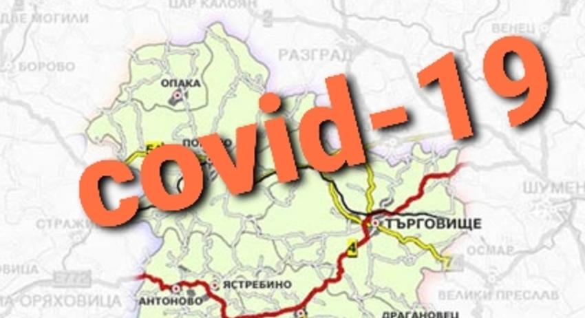13 случая на COVID-19 в област Търговище