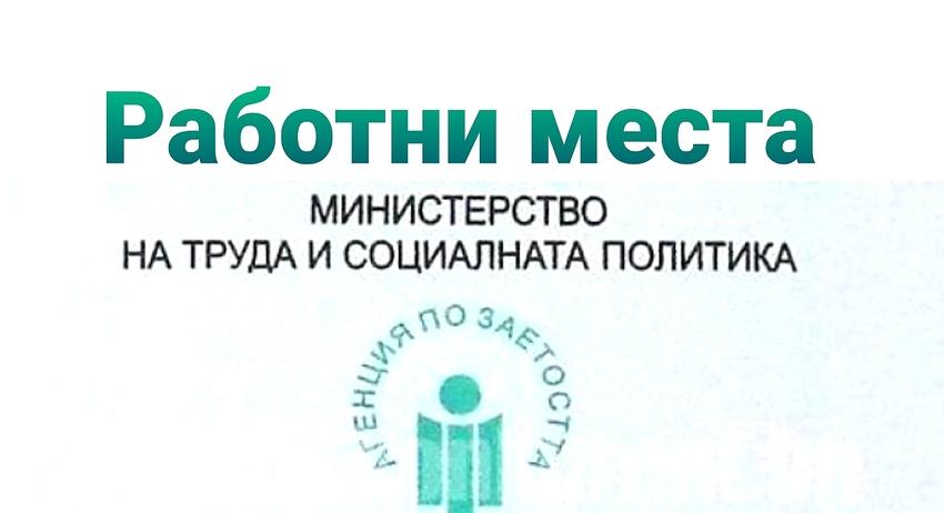 Свободни работни места в област Търговище към 7 юни 
