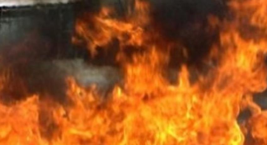 Навес изгоря при пожар в село Голямо Ново