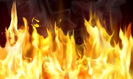 Бус изгоря на пътя Търговище-Разград