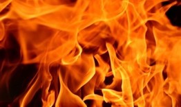 Пожар унищожи 80 ролонни бали слама 