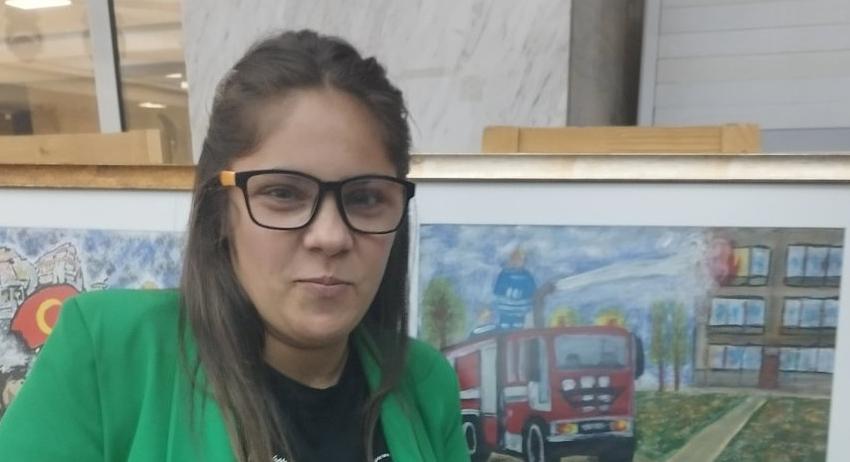 Момиче от Търговище получи поощрителна награда в тазгодишното издание на конкурса за детска рисунка „С очите си видях бедата“